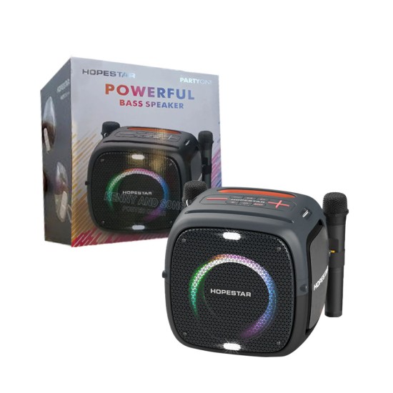 Hopestar Bluetooth Speaker Partyone with two Microphones Black